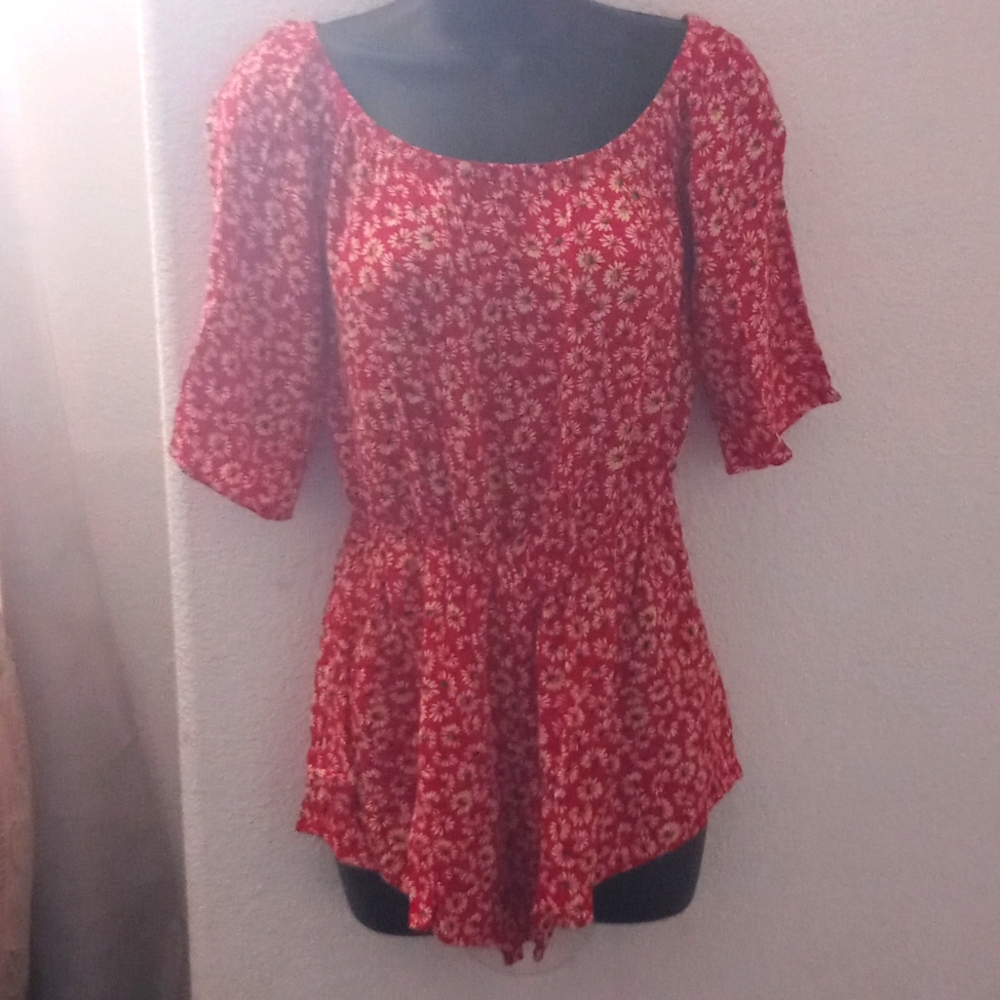 Floral Short Romper